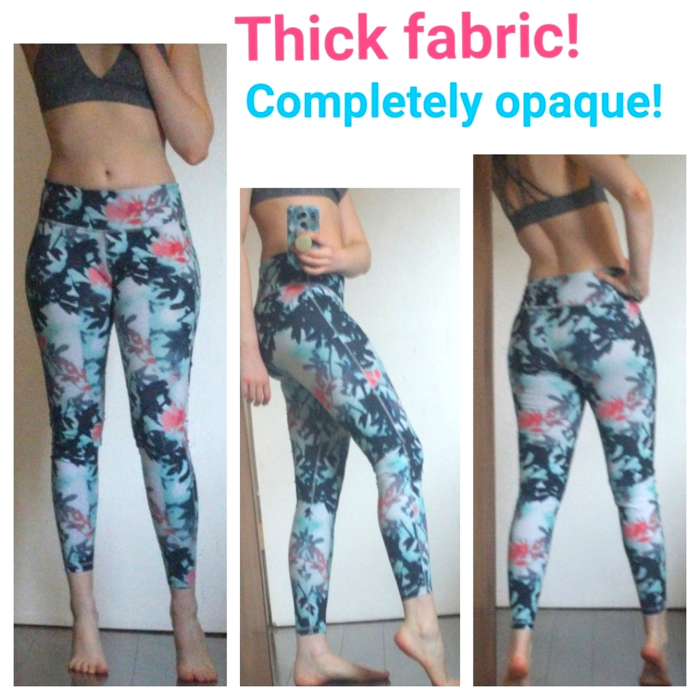 Old Navy Active watercolor floral leggings
